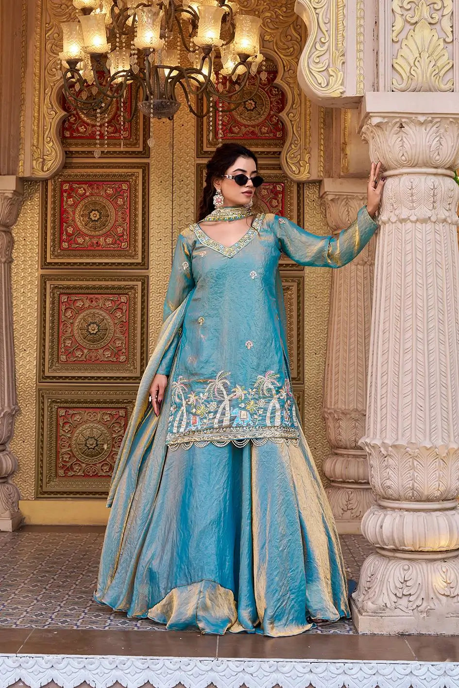 Designer Fendy Kurti Lehenga Set with Dupatta for Wedding and Festive Wear