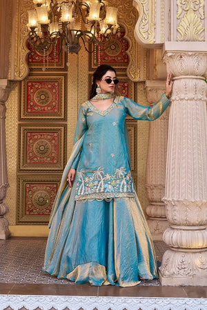 Designer Fendy Kurti Lehenga Set with Dupatta for Wedding and Festive Wear
