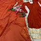Designer Fendy Silk Anarkali Suit Set