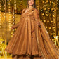 Designer Fendy Silk Anarkali Suit Set