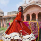 Designer Fendy Silk Anarkali Suit Set