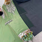 Designer Fendy Silk Embroidered Sharara Suit Set with Dupatta