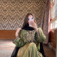 Designer Fendy Silk Embroidered Sharara Suit Set with Dupatta