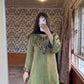 Designer Fendy Silk Embroidered Sharara Suit Set with Dupatta