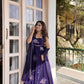 Designer Fendy Silk Gown Palazzo Set for Festive and Party Wear