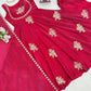 Designer Fendy Silk Gown Palazzo Set for Festive and Party Wear