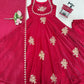 Designer Fendy Silk Gown Palazzo Set for Festive and Party Wear