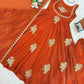 Designer Fendy Silk Gown Palazzo Set for Festive and Party Wear