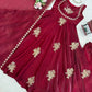 Designer Fendy Silk Gown Palazzo Set for Festive and Party Wear