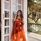 Designer Fendy Silk Gown Palazzo Set for Festive and Party Wear
