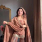 Designer Fendy Silk Mirror Work Sharara Set for Festive and Party Wear