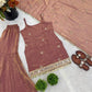 Designer Fendy Silk Mirror Work Sharara Set for Festive and Party Wear