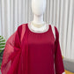 Designer Fendy Silk Plazo Set for Festive and Casual Occasion Wear