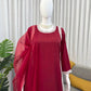 Designer Fendy Silk Plazo Set for Festive and Casual Occasion Wear
