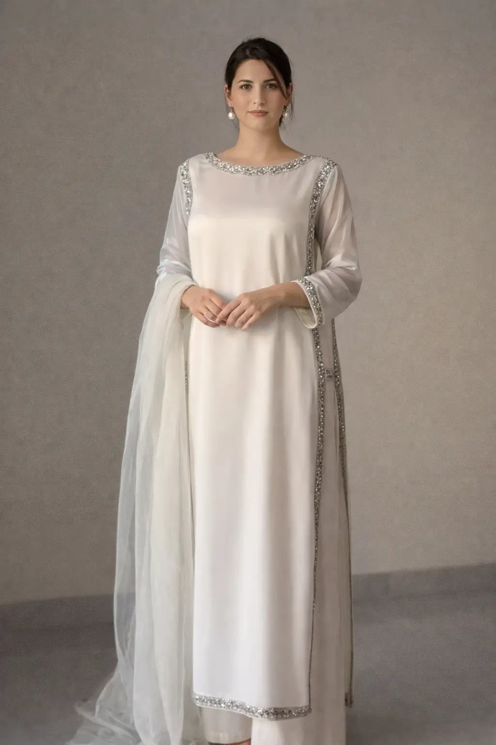 Designer Fendy Silk Plazo Set for Festive and Casual Occasion Wear