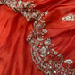 Designer Fendy Silk Saree with Heavy Beads & Sequins Work