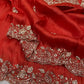 Designer Fendy Silk Saree with Heavy Beads & Sequins Work