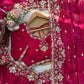 Designer Fendy Silk Saree with Heavy Beads & Sequins Work