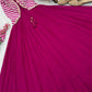 Designer Fox Blooming Georgette Gown with Embroidered Jacket | Party & Wedding Wear