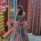 Designer Fox Georgette Embroidered Gown with Dupatta | Fully Stitched Anarkali Style