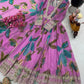 Designer Fox Georgette Embroidered Gown with Dupatta | Fully Stitched Anarkali Style
