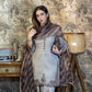 Designer Fox Georgette Embroidered Suit Set with Farshi Pant
