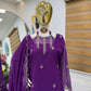 Designer Fox Georgette Palazzo Suit with Embroidery Sequin Work & Dupatta | Fully Stitched
