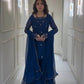 Designer Fox Georgette Palazzo Suit with Embroidery Sequin Work & Dupatta | Fully Stitched
