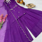 Designer Fox Georgette Palazzo Suit with Embroidery Sequin Work & Dupatta | Fully Stitched