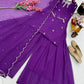 Designer Fox Georgette Palazzo Suit with Embroidery Sequin Work & Dupatta | Fully Stitched