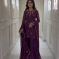 Designer Fox Georgette Palazzo Suit with Embroidery Sequin Work & Dupatta | Fully Stitched