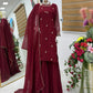 Designer Fox Georgette Palazzo Suit with Embroidery Sequin Work & Dupatta | Fully Stitched