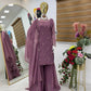 Designer Fox Georgette Palazzo Suit with Embroidery Sequin Work & Dupatta | Fully Stitched