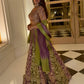 Designer Georgette Embroidered Sequins Lehenga Set