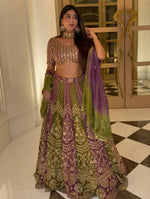 Designer Georgette Embroidered Sequins Lehenga Set