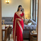 Designer Georgette Saree with Embroidered Blouse