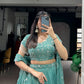 Designer Gold Coin Embroidered Lehenga Set for Wedding and Festive Wear