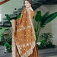 Designer Gold Crazy Embroidered Sharara Set with Dupatta | Fully Stitched