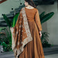 Designer Gold Crazy Embroidered Sharara Set with Dupatta | Fully Stitched