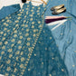 Designer Hand Beads work Anarkali Suit for Festive and Wedding Occasions