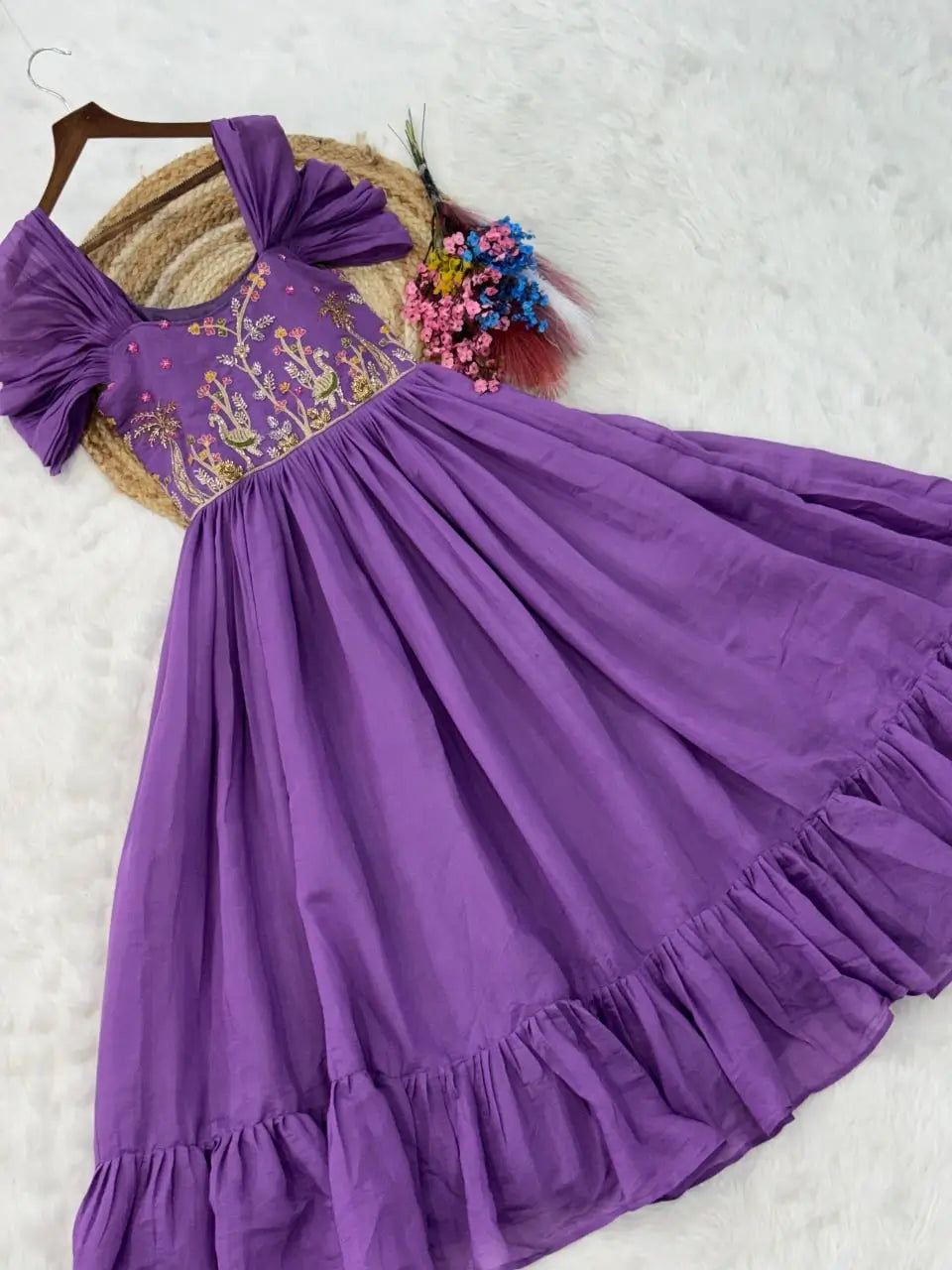 Designer Handwork Party Wear Gown for Festive and Special Occasions