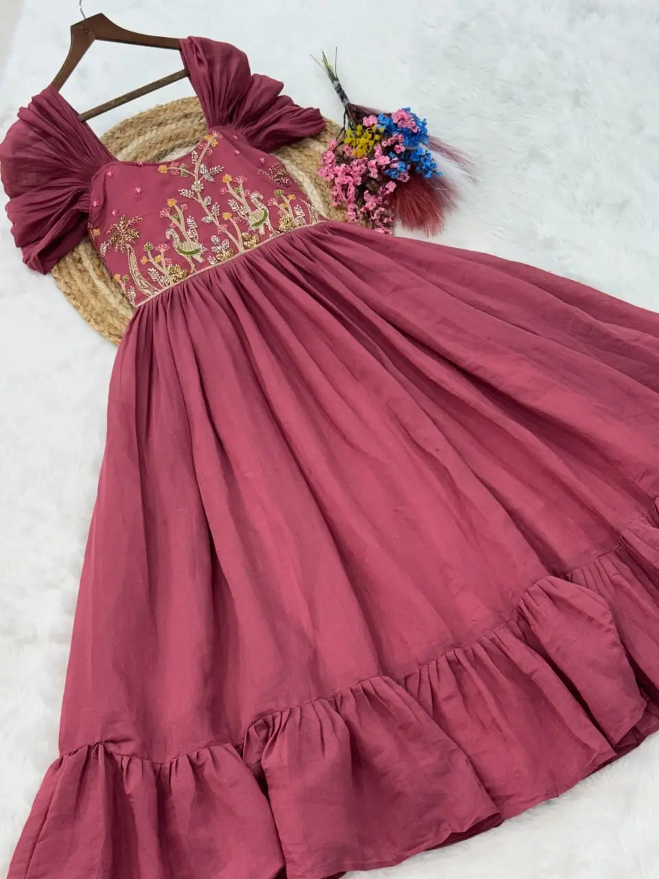 Designer Handwork Party Wear Gown for Festive and Special Occasions