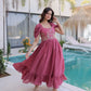 Designer Handwork Party Wear Gown for Festive and Special Occasions