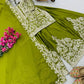 Designer Heavy Chinon Silk Sharara Suit with Coding Sequin Embroidery