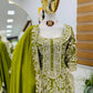 Designer Heavy Chinon Silk Sharara Suit with Coding Sequin Embroidery