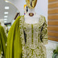Designer Heavy Chinon Silk Sharara Suit with Coding Sequin Embroidery
