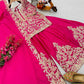 Designer Heavy Chinon Silk Sharara Suit with Coding Sequin Embroidery