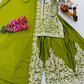 Designer Heavy Chinon Silk Sharara Suit with Coding Sequin Embroidery