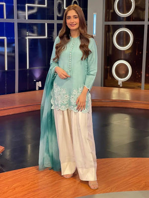 Designer Heavy Georgette Embroidered Suit Set