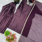 Designer Japan Satin Suit Set with Georgette Dupatta
